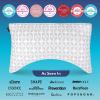 image:imageBLISSY Adjustable Memory Foam Pillow for Sleeping King Size  Cooling Gel Pillows for Side Sleepers with Shredded Foam for Customizable Loft  CertiPURUS amp OekoTEXCrescent King