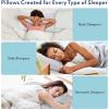 image:imageBLISSY Adjustable Memory Foam Pillow for Sleeping King Size  Cooling Gel Pillows for Side Sleepers with Shredded Foam for Customizable Loft  CertiPURUS amp OekoTEXClassic King