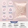 image:imageBlissy Silk Pillowcase  100 Pure Mulberry Silk  22 Momme 6A HighGrade Fibers  Silk Pillow Cover for Hair amp Skin  Regular Queen amp King Blissy White StandardNicole Miller  Mauve Cheetah