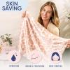 image:imageBlissy Silk Pillowcase  100 Pure Mulberry Silk  22 Momme 6A HighGrade Fibers  Silk Pillow Cover for Hair amp Skin  Regular Queen amp King Blissy White KingNicole Miller  Mauve Cheetah