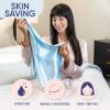 image:imageBlissy Silk Pillowcase  100 Pure Mulberry Silk  22 Momme 6A HighGrade Fibers  Silk Pillow Cover for Hair amp Skin  Regular Queen amp King Blissy White StandardSky Blue