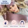 image:imageBlissy Silk Pillowcase  100 Pure Mulberry Silk  22 Momme 6A HighGrade Fibers  Silk Pillow Cover for Hair amp Skin  Regular Queen amp King Blissy White KingPlum
