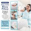 image:imageBlissy Silk Pillowcase  100 Pure Mulberry Silk  22 Momme 6A HighGrade Fibers  Silk Pillow Cover for Hair amp Skin  Regular Queen amp King Blissy White StandardBlissy White