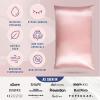 image:imageBlissy Silk Pillowcase  100 Pure Mulberry Silk  22 Momme 6A HighGrade Fibers  Silk Pillow Cover for Hair amp Skin  Regular Queen amp King Blissy White StandardPink