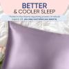 image:imageBlissy Silk Pillowcase  100 Pure Mulberry Silk  22 Momme 6A HighGrade Fibers  Silk Pillow Cover for Hair amp Skin  Regular Queen amp King Blissy White KingLavender