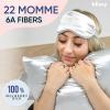 image:imageBlissy Silk Pillowcase  100 Pure Mulberry Silk  22 Momme 6A HighGrade Fibers  Silk Pillow Cover for Hair amp Skin  Regular Queen amp King Blissy White KingSilver