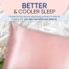 image:imageBlissy Silk Pillowcase  100 Pure Mulberry Silk  22 Momme 6A HighGrade Fibers  Silk Pillow Cover for Hair amp Skin  Regular Queen amp King Blissy White StandardPink