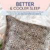 image:imageBlissy Silk Pillowcase  100 Pure Mulberry Silk  22 Momme 6A HighGrade Fibers  Silk Pillow Cover for Hair amp Skin  Regular Queen amp King Blissy White KingLeopard