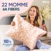 image:imageBlissy Silk Pillowcase  100 Pure Mulberry Silk  22 Momme 6A HighGrade Fibers  Silk Pillow Cover for Hair amp Skin  Regular Queen amp King Blissy White StandardNicole Miller  Mauve Cheetah