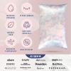 image:imageBlissy Silk Pillowcase  100 Pure Mulberry Silk  22 Momme 6A HighGrade Fibers  Silk Pillow Cover for Hair amp Skin  Regular Queen amp King Silver StandardTie Dye