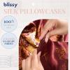 image:imageBlissy Silk Pillowcase  100 Pure Mulberry Silk  22 Momme 6A HighGrade Fibers  Silk Pillow Cover for Hair amp Skin  Regular Queen amp King Silver StandardHarry Potter  Marauders Map