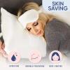 image:imageBlissy Silk Pillowcase  100 Pure Mulberry Silk  22 Momme 6A HighGrade Fibers  Silk Pillow Cover for Hair amp Skin  Regular Queen amp King Silver StandardBlissy White