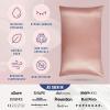 image:imageBlissy Silk Pillowcase  100 Pure Mulberry Silk  22 Momme 6A HighGrade Fibers  Silk Pillow Cover for Hair amp Skin  Regular Queen amp King Silver StandardRose Gold
