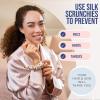 image:imageBlissy Silk Scrunchies 3 Pack  100 Pure Mulberry Silk  22 Momme 6A HighGrade Fibers Scrunchie for Straight amp Curly Hair  Preventing Breakage Tangling amp Creasing Black RegularChampagne