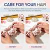 image:imageBlissy Silk Scrunchies 3 Pack  100 Pure Mulberry Silk  22 Momme 6A HighGrade Fibers Scrunchie for Straight amp Curly Hair  Preventing Breakage Tangling amp Creasing Black RegularNicole Miller  Mauve Cheetah