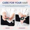 image:imageBlissy Silk Scrunchies 3 Pack  100 Pure Mulberry Silk  22 Momme 6A HighGrade Fibers Scrunchie for Straight amp Curly Hair  Preventing Breakage Tangling amp Creasing Pink RegularEmerald