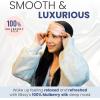 image:imageBlissy Silk Sleep Mask  Eye Sleeping Mask for Women amp Men for Total Blackout  100 Pure Mulberry Silk 22 Momme 6a Fibers  Blindfold Sleep Mask Side Sleeper Eye Cover Non AdjustableRose