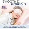 image:imageBlissy Silk Sleep Mask  Eye Sleeping Mask for Women amp Men for Total Blackout  100 Pure Mulberry Silk 22 Momme 6a Fibers  Blindfold Sleep Mask Side Sleeper Eye Cover Non AdjustablePink