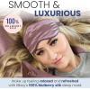 image:imageBlissy Silk Sleep Mask  Eye Sleeping Mask for Women amp Men for Total Blackout  100 Pure Mulberry Silk 22 Momme 6a Fibers  Blindfold Sleep Mask Side Sleeper Eye Cover Non AdjustablePlum