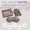image:imageBlissy Silk Sleep Mask  Eye Sleeping Mask for Women amp Men for Total Blackout  100 Pure Mulberry Silk 22 Momme 6a Fibers  Blindfold Sleep Mask Side Sleeper Eye Cover Non AdjustableLeopard