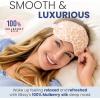 image:imageBlissy Silk Sleep Mask  Eye Sleeping Mask for Women amp Men for Total Blackout  100 Pure Mulberry Silk 22 Momme 6a Fibers  Blindfold Sleep Mask Side Sleeper Eye Cover Non AdjustableMauve Cheetah