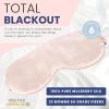 image:imageBlissy Silk Sleep Mask  Eye Sleeping Mask for Women amp Men for Total Blackout  100 Pure Mulberry Silk 22 Momme 6a Fibers  Blindfold Sleep Mask Side Sleeper Eye Cover Non AdjustablePink