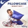 image:imageBlissy Toddler Silk Pillowcase  100 Pure Mulberry Silk  22 Momme 6A HighGrade Fibers  Soft and Gentle Silk Pillowcase for Kids Hair and Skin Standard 20 x 26 in UnicornNight Sky