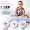 image:imageBlissy Toddler Silk Pillowcase  100 Pure Mulberry Silk  22 Momme 6A HighGrade Fibers  Soft and Gentle Silk Pillowcase for Kids Hair and Skin Standard 20 x 26 in UnicornBaby Blue