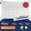 image:imageBLISSY Adjustable Memory Foam Pillow for Sleeping King Size  Cooling Gel Pillows for Side Sleepers with Shredded Foam for Customizable Loft  CertiPURUS amp OekoTEXClassic Queen