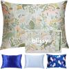 image:imageBlissy Toddler Silk Pillowcase  100 Pure Mulberry Silk  22 Momme 6A HighGrade Fibers  Soft and Gentle Silk Pillowcase for Kids Hair and Skin Standard 20 x 26 in UnicornDinosaur