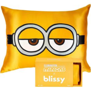 image:imageBlissy Toddler Silk Pillowcase  100 Pure Mulberry Silk  22 Momme 6A HighGrade Fibers  Soft and Gentle Silk Pillowcase for Kids Hair and Skin Standard 20 x 26 in UnicornMinion
