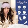 image:imageBlissy Silk Sleep Mask Profile  100 Pure Mulberry Silk 22 Momme 6A Fibers Silk Eye Sleeping Mask for Women amp Men for Total Blackout  Blindfold Silk Sleep Mask Side Sleeper Eye Cover PinkLavender