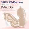 image:imageBlissy Silk Sleep Mask Profile  100 Pure Mulberry Silk 22 Momme 6A Fibers Silk Eye Sleeping Mask for Women amp Men for Total Blackout  Blindfold Silk Sleep Mask Side Sleeper Eye Cover PinkChampagne