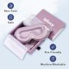 image:imageBlissy Silk Sleep Mask Profile  100 Pure Mulberry Silk 22 Momme 6A Fibers Silk Eye Sleeping Mask for Women amp Men for Total Blackout  Blindfold Silk Sleep Mask Side Sleeper Eye Cover PinkLavender