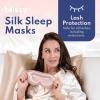 image:imageBlissy Silk Sleep Mask Profile  100 Pure Mulberry Silk 22 Momme 6A Fibers Silk Eye Sleeping Mask for Women amp Men for Total Blackout  Blindfold Silk Sleep Mask Side Sleeper Eye Cover PinkPink