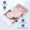 image:imageBlissy Silk Sleep Mask Profile  100 Pure Mulberry Silk 22 Momme 6A Fibers Silk Eye Sleeping Mask for Women amp Men for Total Blackout  Blindfold Silk Sleep Mask Side Sleeper Eye Cover PinkPink