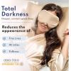 image:imageBlissy Silk Sleep Mask Profile  100 Pure Mulberry Silk 22 Momme 6A Fibers Silk Eye Sleeping Mask for Women amp Men for Total Blackout  Blindfold Silk Sleep Mask Side Sleeper Eye Cover PinkChampagne