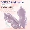 image:imageBlissy Silk Sleep Mask Profile  100 Pure Mulberry Silk 22 Momme 6A Fibers Silk Eye Sleeping Mask for Women amp Men for Total Blackout  Blindfold Silk Sleep Mask Side Sleeper Eye Cover PinkLavender