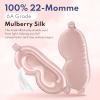 image:imageBlissy Silk Sleep Mask Profile  100 Pure Mulberry Silk 22 Momme 6A Fibers Silk Eye Sleeping Mask for Women amp Men for Total Blackout  Blindfold Silk Sleep Mask Side Sleeper Eye Cover PinkPink