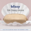 image:imageBlissy Silk Sleep Mask  Eye Sleeping Mask for Women amp Men for Total Blackout  100 Pure Mulberry Silk 22 Momme 6a Fibers  Blindfold Sleep Mask Side Sleeper Eye Cover LavenderTaupe