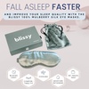 image:imageBlissy Silk Sleep Mask  Eye Sleeping Mask for Women amp Men for Total Blackout  100 Pure Mulberry Silk 22 Momme 6a Fibers  Blindfold Sleep Mask Side Sleeper Eye Cover LavenderMatcha