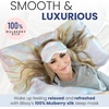 image:imageBlissy Silk Sleep Mask  Eye Sleeping Mask for Women amp Men for Total Blackout  100 Pure Mulberry Silk 22 Momme 6a Fibers  Blindfold Sleep Mask Side Sleeper Eye Cover LavenderTie Dye