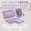 image:imageBlissy Silk Sleep Mask  Eye Sleeping Mask for Women amp Men for Total Blackout  100 Pure Mulberry Silk 22 Momme 6a Fibers  Blindfold Sleep Mask Side Sleeper Eye Cover LavenderLavender