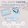 image:imageBlissy Silk Sleep Mask  Eye Sleeping Mask for Women amp Men for Total Blackout  100 Pure Mulberry Silk 22 Momme 6a Fibers  Blindfold Sleep Mask Side Sleeper Eye Cover LavenderSky Blue