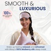 image:imageBlissy Silk Sleep Mask  Eye Sleeping Mask for Women amp Men for Total Blackout  100 Pure Mulberry Silk 22 Momme 6a Fibers  Blindfold Sleep Mask Side Sleeper Eye Cover LavenderLavender