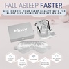 image:imageBlissy Silk Sleep Mask  Eye Sleeping Mask for Women amp Men for Total Blackout  100 Pure Mulberry Silk 22 Momme 6a Fibers  Blindfold Sleep Mask Side Sleeper Eye Cover LavenderSilver