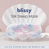 image:imageBlissy Silk Sleep Mask  Eye Sleeping Mask for Women amp Men for Total Blackout  100 Pure Mulberry Silk 22 Momme 6a Fibers  Blindfold Sleep Mask Side Sleeper Eye Cover LavenderTie Dye