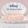image:imageBlissy Silk Sleep Mask  Eye Sleeping Mask for Women amp Men for Total Blackout  100 Pure Mulberry Silk 22 Momme 6a Fibers  Blindfold Sleep Mask Side Sleeper Eye Cover LavenderMauve Cheetah