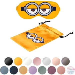 image:imageBlissy Silk Sleep Mask  Eye Sleeping Mask for Women amp Men for Total Blackout  100 Pure Mulberry Silk 22 Momme 6a Fibers  Blindfold Sleep Mask Side Sleeper Eye Cover LavenderMinion