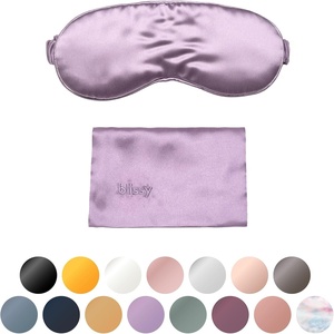 image:imageBlissy Silk Sleep Mask  Eye Sleeping Mask for Women amp Men for Total Blackout  100 Pure Mulberry Silk 22 Momme 6a Fibers  Blindfold Sleep Mask Side Sleeper Eye Cover LavenderLavender